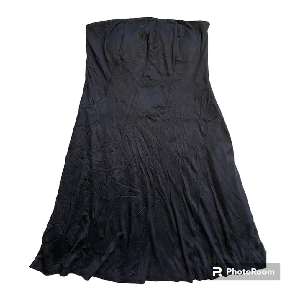 G by Guess Women's Black Double Lining Side Zipper Dress